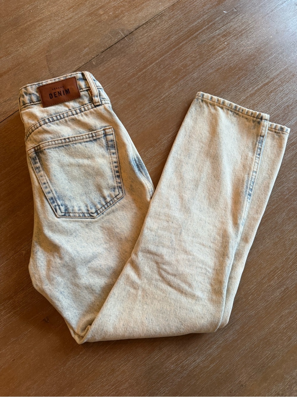 Sézane Light Wash Straight-Leg Jeans - Picture 9 of 10